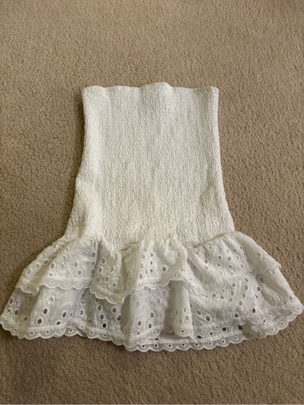 Edikted Eyelet Mini Dress